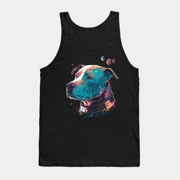 pitbull Tank Top by a cat cooking